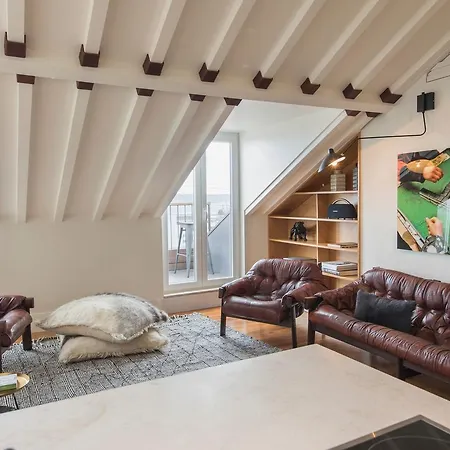 דירה Stunning Penthouse With The Views By Lovelystay ליסבון